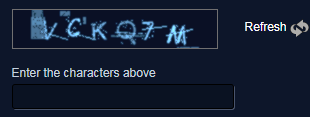 Le CAPTCHA de Steam
